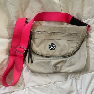 Lululemon Neon Pink Strap Festival Bag